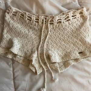 Mora surf boutique crochet shorts